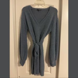 Fuzzy Sweater Dress |